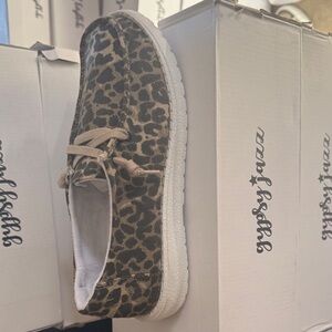 Leopard Print Casual Shoes